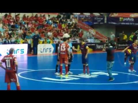 elpozo murcia vs barcelona barça alusport 1/6/2014 capitanes semifinal  1-0 kike boned