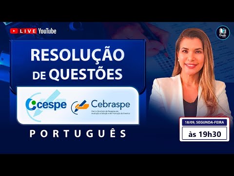 LIVE #218 - CESPE/CEBRASPE - RESOLUÇÃO DE QUESTÕES - PORTUGUÊS