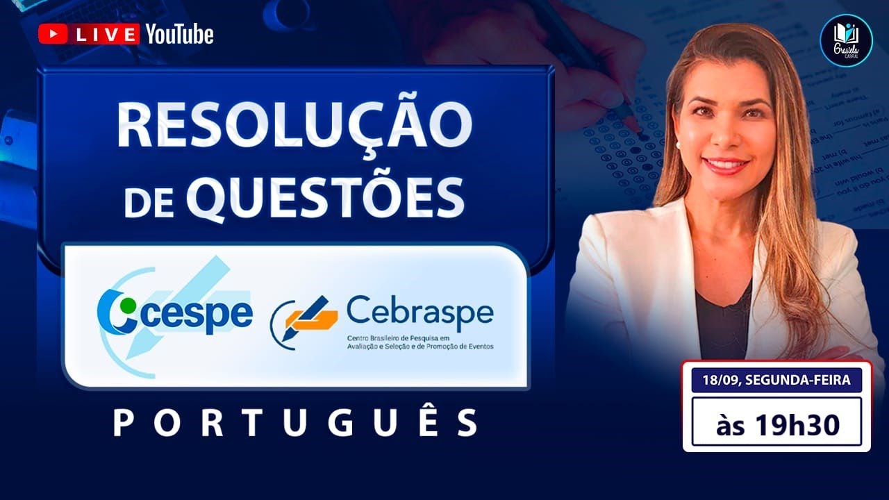 LIVE #218 - CESPE/CEBRASPE - RESOLUÇÃO DE QUESTÕES - PORTUGUÊS