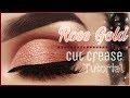 Rose Gold Cut Crease Ft Ring The Alarm GlamorousReflections