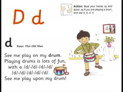 Phonics D With song Jolly Phonics