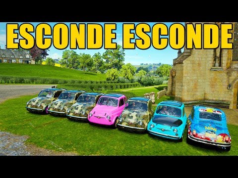 ESCONDE ESCONDE DE BARATINHA - LEITE QUENTE ESTAVA MUITO ENGRAÇADO RS - FORZA HORIZON 4 - GAMEPLAY