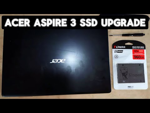 How to Open Acer Aspire 3 A315 & Upgrade to SSD