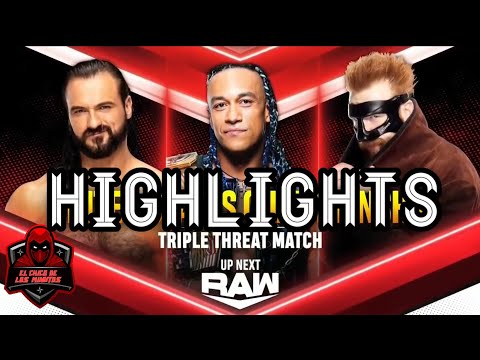 DAMIAN PRIEST VS DREW MCNTYRE VS SHEAMUS HIGHLIGHTS
