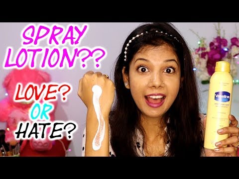 Giving review on vaseline body lotion