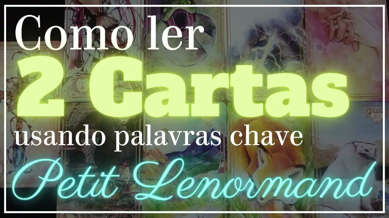 BARALHO CIGANO| COMO LER 2 CARTAS #tarot #baralhocigano #lenormand