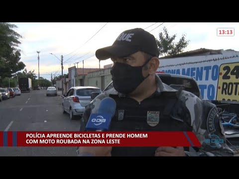 Polícia apreende bicicletas e prende homem com moto roubada na zona leste de Teresina 26 04 2021