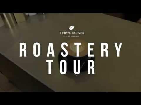 Tour pela Roastery Toby's Estate