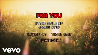 James Otto - For You (Karaoke)