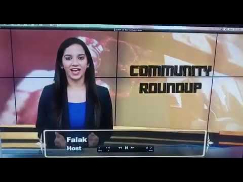 FalakZeb Khan News Anchoring