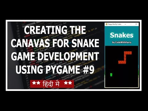 Creating Ground For Our Snakes Game Python Game Development Using Pygame In Hindi 9