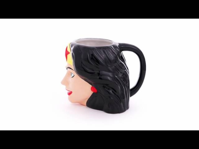 Vídeo relacionado con United Labels DC Comics Wonder Woman - Taza de café (cerámica, 320 ml), color turquesa