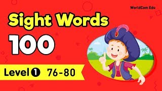 [사이트워드 Sight Words 100 LEVEL 1 ] Lesson 16 I  76.there ~ 80.time | Easy English | English Speaking