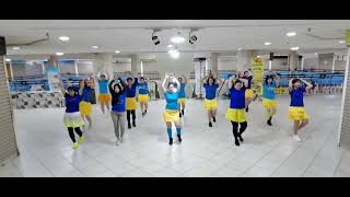 Barrio Lambada Line Dance - Demo By D&#39;Sisters &amp; Friends LDG @adelaineade5599