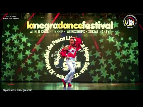 ALEX MORALES - 6º PUESTO solista masculino XI Mundial de Pasos Libres La Negra Salsa 2022