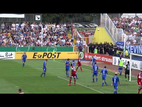 DFB-Pokal 2013/14: SV Schott Jena - Hamburger SV: Angriffsbemühungen des Bundesligisten Teil 2