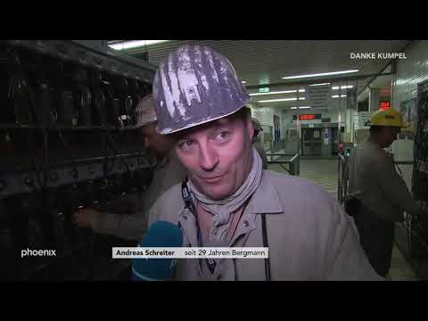 "phoenix vor ort - Danke Kumpel!" - Inge Swolek zum Abschied vom Bergbau im Ruhrgebiet am 03.11.18