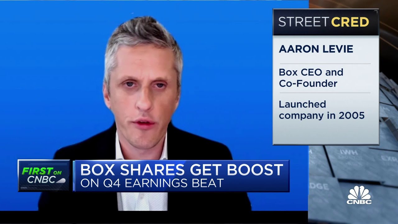 Box CEO says hybrid work, digitization and cybersecurity are driving its business