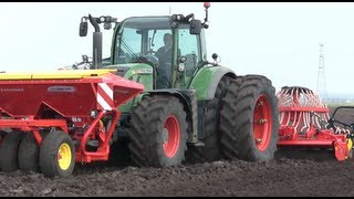 preview picture of video 'Sowing with: Pottinger AERO-SEM F6000 In: Ten Have Meeden.'