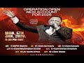 Operation Open New Account GLOBAL ONLINE PRAYERS WITH APOSTLE JOSHUA TALENA