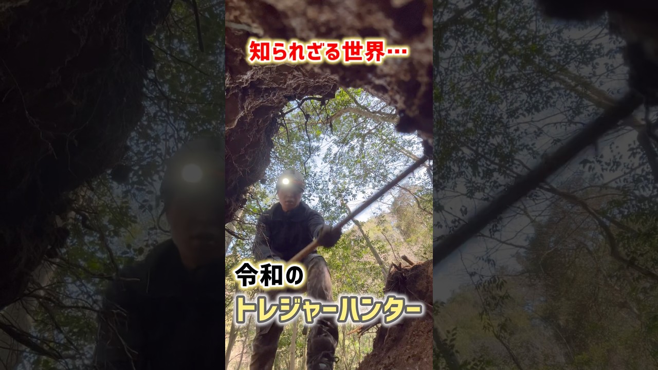 「つるはし」で山を掘ると…⛏️ #鉱物採集 #quart #天然石 #crystals #水晶