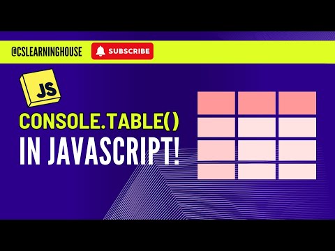 Master The Console Table Method In Javascript Beginner Friendly Guide