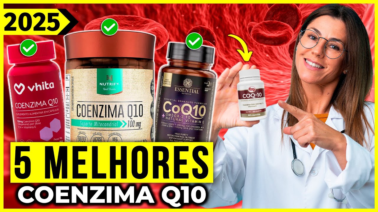 Miniatura da avaliação em vídeo de Coenzima Q10 Vitafor CoQ10 200mg 60 Cápsulas
