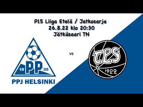 P15 Liiga Jatkosarja PPJ07 vs TPS pe 26.8.2022 Jätkäsaaren TN klo 20:30