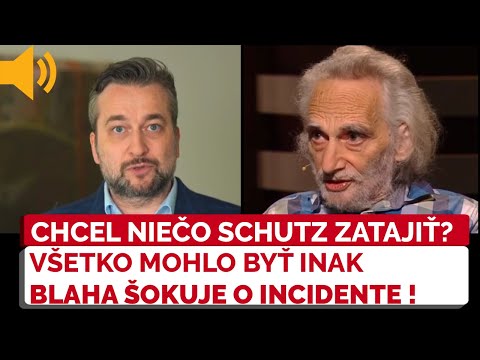 Blaha reaguje na incident Schutza, NEPOZDÁVA sa mu jedna vec: CELÉ JE TO VEĽMI ČUDNÉ