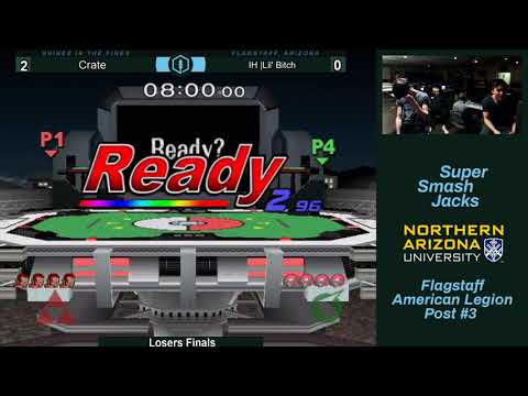 Shine in the Pines 4 - Melee Pro Bracket - Losers Finals - Crate vs IH | Lil' Bitch
