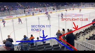 My Seats at UBS Arena  Section 117, Row 2