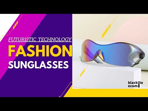 BKT3252 Futuristic Technology Trendy Mirror Colorful Sports Hip Hop Y2K Sunglasses