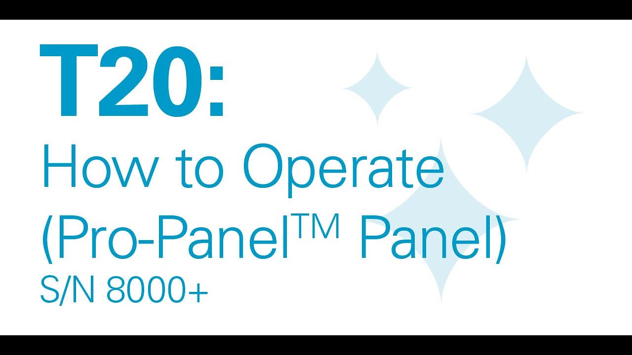 Tennant T20: Operator Training with ProPanel (SN8000+)