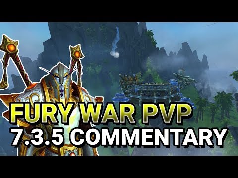 7.3.5 Fury Warrior PVP - Always Seething Shore - World of Warcraft Legion