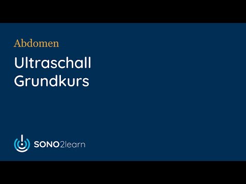 SONO2learn: online Ultraschall Grundkurse Abdomen