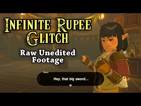 Infinite Rupees Glitch BotW | Raw Unedited Footage *READ DISCRIPTION*