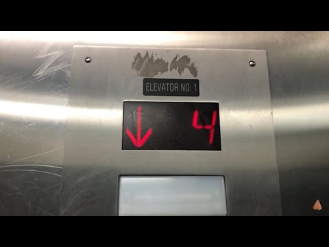 TERRIBLE Westinghouse Hydraulic Elevator @ Stout Street Garage - Denver, CO.