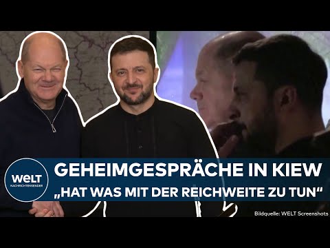 KRIEG IN DER UKRAINE: "Danke schön Deutschland!" Ein Versprechen gab Olaf Scholz Wolodymyr Selenskyj