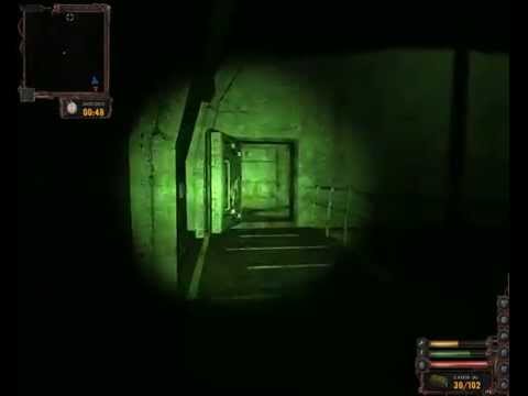 STALKER - Lost Alpha. The path to the old computer in a laboratory X-18