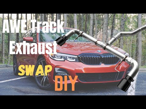 2021 BMW 330i AWE Exhaust Track kit DIY