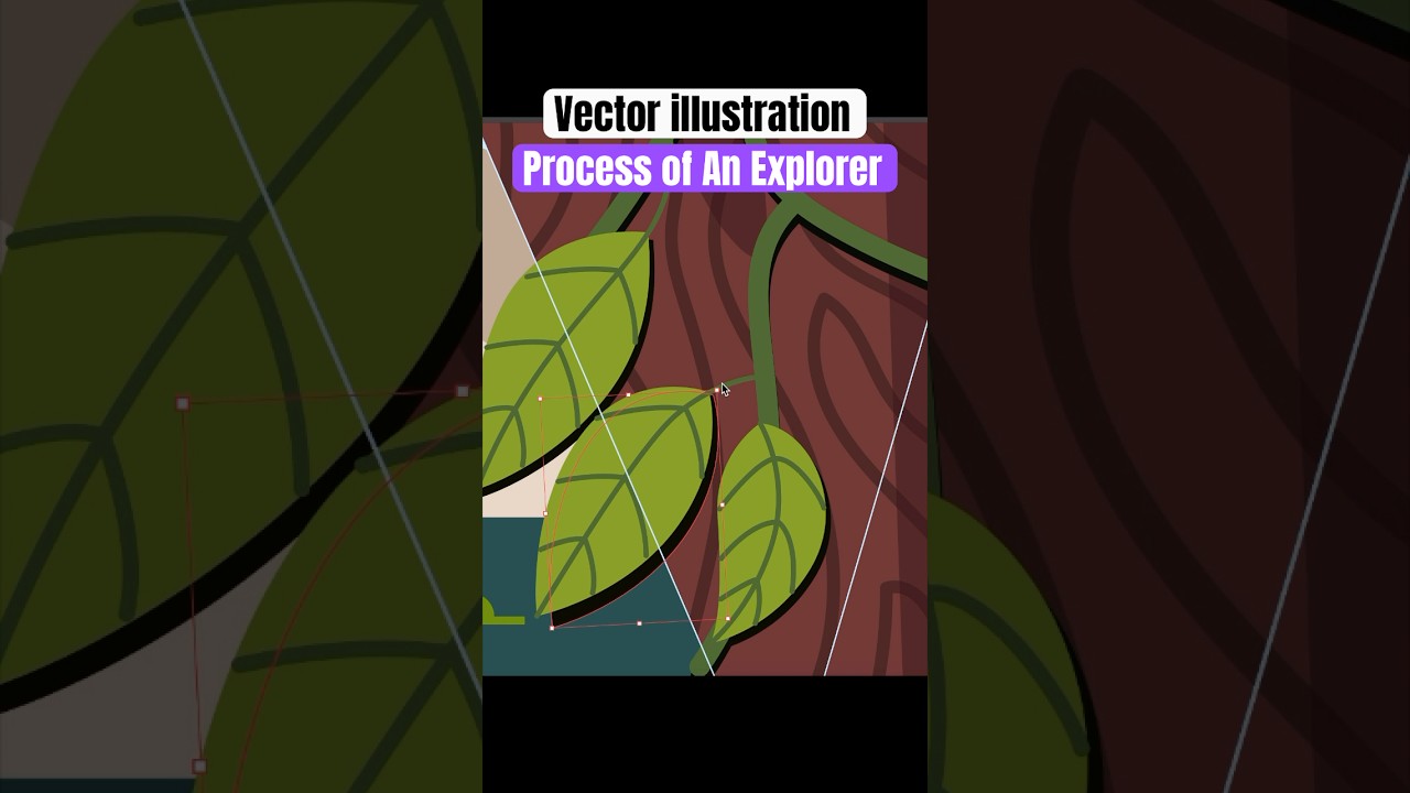 Digital vector art process using by the Adobe Illustrator!#adobeillustrator #vectortutorials #adobe