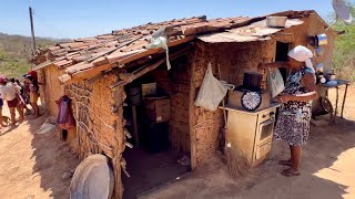 ALMOÇO NA ROÇA, CASA DE DONA CARMINHA, COMUNIDADE SANHARÓ, SIMPLICIDADE 