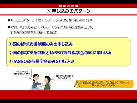 2025年度 国の修学支援制度およびJASSO貸与奨学金の申込手続きについて
