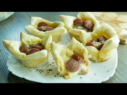 Puff Pastry Muffin Pan Pizza