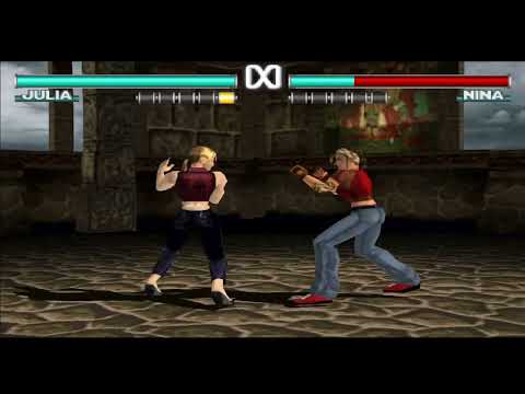 Tekken 3 Move Sweep Julia With Anna Moves Throws to Nina