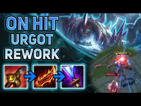 FULL ON-HIT REWORKED URGOT JUNGLE GAMEPLAY! NEW URGOT DOES IT ALL - PBE