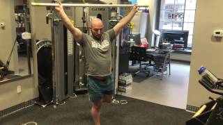 TRX - Overhead Bar Bulgarian Lunge