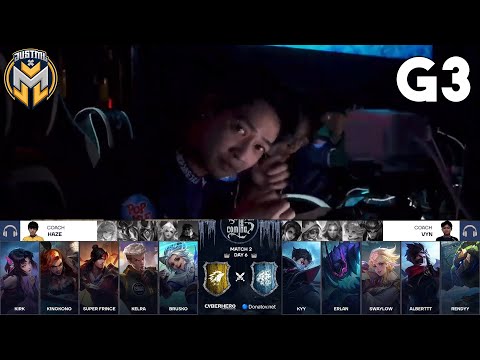 ONIC PH vs EVOS - Game 3 | Winter Is Coming | Lower Bracket Finals