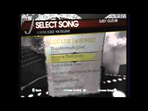rock band track pack volume 2 wii song list