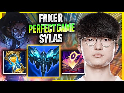 FAKER PERFECT GAME WITH SYLAS IN EUW SOLOQ! - T1 Faker Plays Sylas MID vs Irelia!